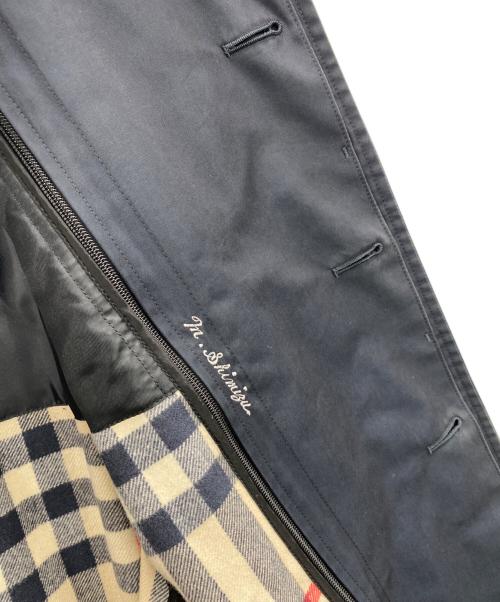 BURBERRY LONDON（バーバリーロンドン）BURBERRY LONDON (バーバリーロンドン) 比翼コート ネイビー サイズ:不明の古着・服飾アイテム