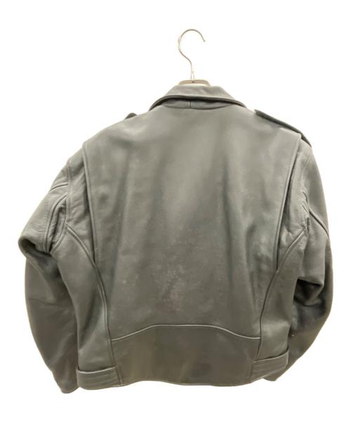 free bee（フリービー）free bee (フリービー) ライダースレザージャケット ブラック サイズ:Lの古着・服飾アイテム