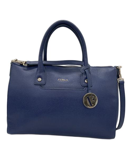 FURLA（フルラ）FURLA (フルラ) 2WAYバッグ ネイビーの古着・服飾アイテム