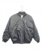 adidasアディダス）の古着「MA-1ジャケット」｜ブラック