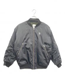 adidas（アディダス）の古着「MA-1ジャケット」｜ブラック