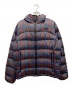 THE NORTH FACEザ ノース フェイス）の古着「ダウンジャケット」｜レッド×ネイビー