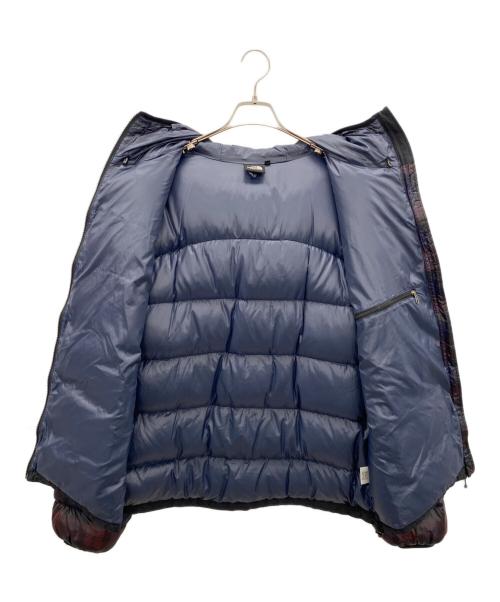 THE NORTH FACE（ザ ノース フェイス）THE NORTH FACE (ザ ノース フェイス) ダウンジャケット レッド×ネイビー サイズ:XLの古着・服飾アイテム
