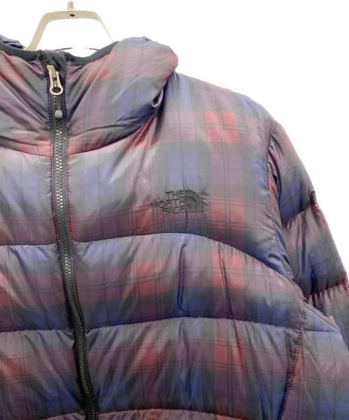 THE NORTH FACE（ザ ノース フェイス）THE NORTH FACE (ザ ノース フェイス) ダウンジャケット レッド×ネイビー サイズ:XLの古着・服飾アイテム