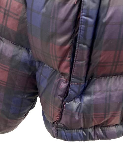 THE NORTH FACE（ザ ノース フェイス）THE NORTH FACE (ザ ノース フェイス) ダウンジャケット レッド×ネイビー サイズ:XLの古着・服飾アイテム