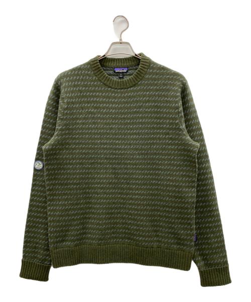 Patagonia（パタゴニア）Patagonia (パタゴニア) 厚手ニット グリーン サイズ:Ｍの古着・服飾アイテム