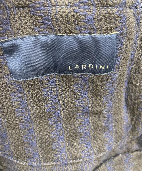 LARDINI（ラルディーニ）LARDINI (ラルディーニ) テーラードジャケット ネイビー×ブラウン サイズ:42の古着・服飾アイテム