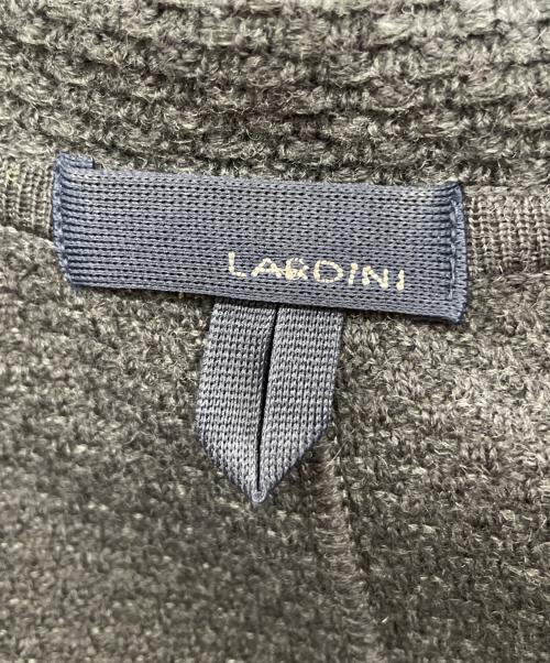 LARDINI（ラルディーニ）LARDINI (ラルディーニ) ニットテーラードジャケット グレー サイズ:XXSの古着・服飾アイテム