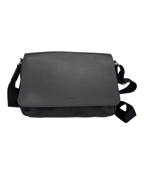 BALLY（バリー）BALLY (バリー) スクエアメッセンジャーバッグ ブラックの古着・服飾アイテム
