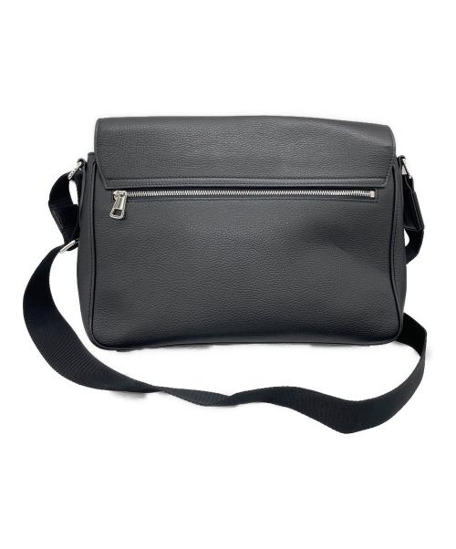 BALLY（バリー）BALLY (バリー) スクエアメッセンジャーバッグ ブラックの古着・服飾アイテム