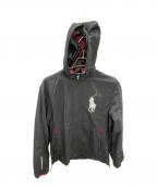 POLO RALPH LAURENポロ・ラルフローレン）の古着「ジップアップジャケット」｜レッド×ブラック