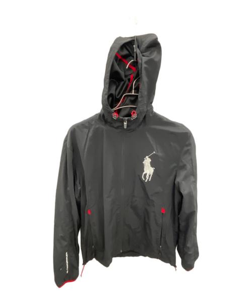 POLO RALPH LAUREN（ポロ・ラルフローレン）POLO RALPH LAUREN (ポロ・ラルフローレン) ジップアップジャケット レッド×ブラック サイズ:Mの古着・服飾アイテム