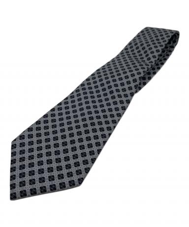 中古・古着通販】CHANEL (シャネル) ネクタイ ブラック×グレー サイズ