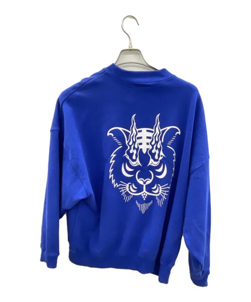 EVISEN（エビセン）EVISEN (エビセン) スウェット ブルー サイズ:Lの古着・服飾アイテム