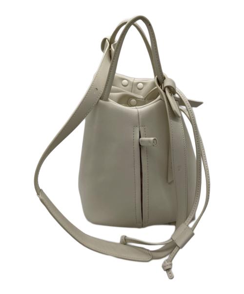 mica della valle（ミカ デラ ヴァッレ）mica della valle (ミカ デラ ヴァッレ) 2WAYショルダーバッグ ホワイトの古着・服飾アイテム