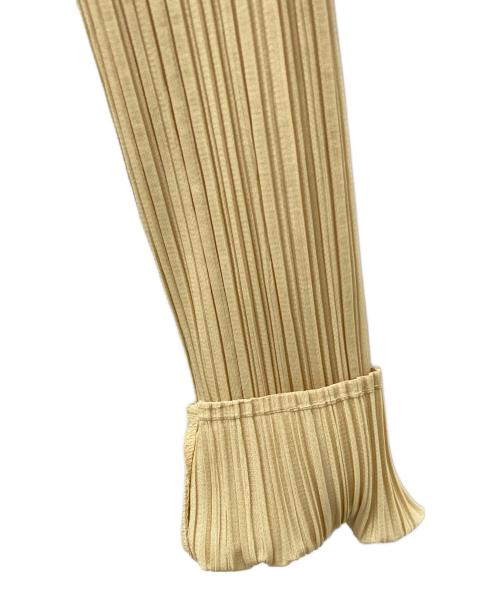 PLEATS PLEASE（プリーツプリーズ）PLEATS PLEASE (プリーツプリーズ) 薄手カーディガン ベージュ サイズ:SIZE 3の古着・服飾アイテム