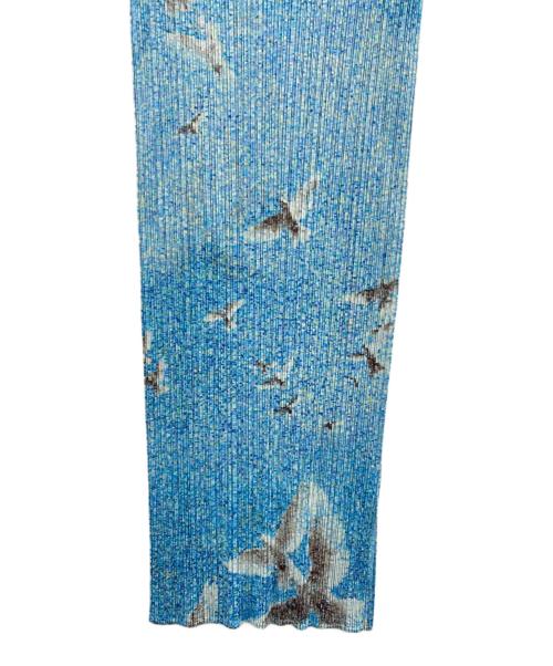 PLEATS PLEASE（プリーツプリーズ）PLEATS PLEASE (プリーツプリーズ) ノースリーブワンピース スカイブルー サイズ:SIZE 4の古着・服飾アイテム