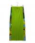 PLEATS PLEASE（プリーツプリーズ）の古着「ロングスカート」｜グリーン