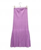 PLEATS PLEASEプリーツプリーズ）の古着「イージープリーツスカート」｜バイオレット