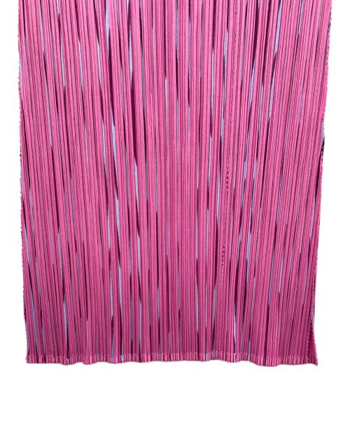 PLEATS PLEASE（プリーツプリーズ）PLEATS PLEASE (プリーツプリーズ) イージープリーツスカート パープル×スカイブルー サイズ:SIZE 2の古着・服飾アイテム