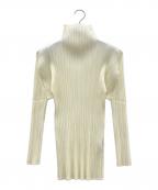 PLEATS PLEASEプリーツプリーズ）の古着「長袖カットソー」｜アイボリー