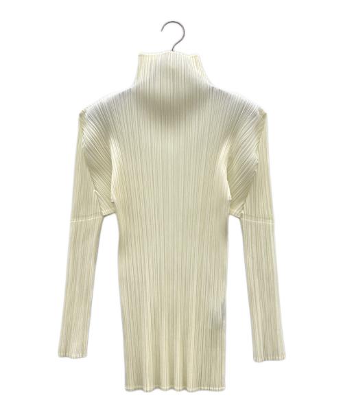 PLEATS PLEASE（プリーツプリーズ）PLEATS PLEASE (プリーツプリーズ) 長袖カットソー アイボリー サイズ:SIZE 3の古着・服飾アイテム