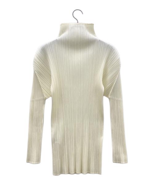 PLEATS PLEASE（プリーツプリーズ）PLEATS PLEASE (プリーツプリーズ) 長袖カットソー アイボリー サイズ:SIZE 3の古着・服飾アイテム