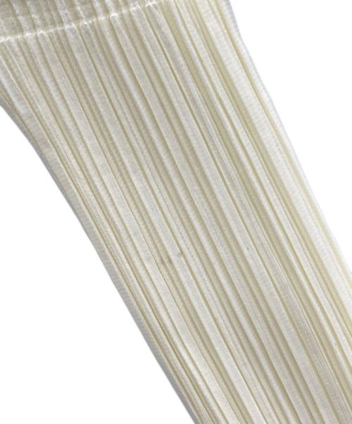 PLEATS PLEASE（プリーツプリーズ）PLEATS PLEASE (プリーツプリーズ) 長袖カットソー アイボリー サイズ:SIZE 3の古着・服飾アイテム