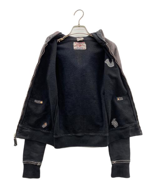 TRUE RELIGION（トゥルー レリジョン）TRUE RELIGION (トゥルー レリジョン) ジップパーカー グレー サイズ:SIZE XSの古着・服飾アイテム