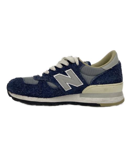 NEW BALANCE（ニューバランス）NEW BALANCE (ニューバランス) CarHartt (カーハート) スニーカー ネイビー サイズ:26.5の古着・服飾アイテム