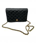 GIVENCHY PARISジバンシィ パリ）の古着「チェーンショルダーバッグ」｜ブラック