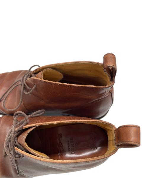 YANKO（ヤンコ）YANKO (ヤンコ) チャッカーブーツ ブラウン サイズ:7の古着・服飾アイテム