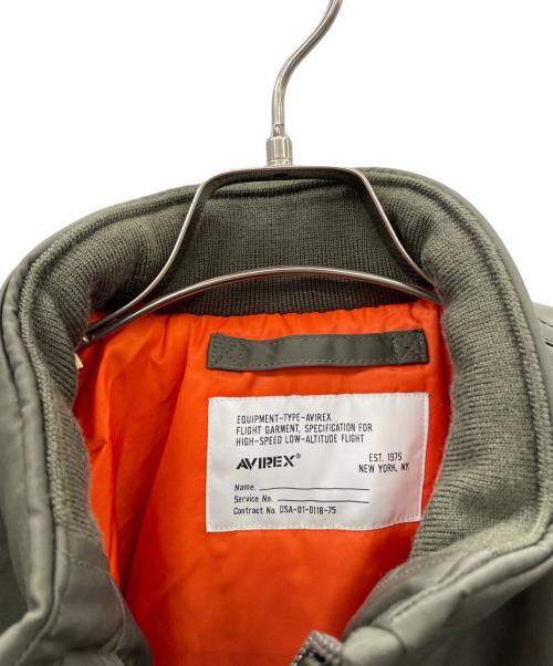 AVIREX（アヴィレックス）AVIREX (アヴィレックス) ステンシルジャケット オリーブ サイズ:Lの古着・服飾アイテム