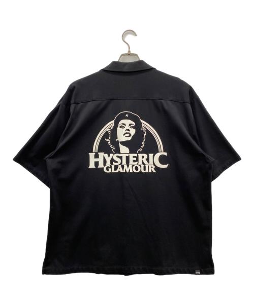 Hysteric Glamour（ヒステリックグラマー）Hysteric Glamour (ヒステリックグラマー) 半袖シャツ ブラック サイズ:SIZE Lの古着・服飾アイテム