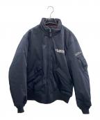 AVIREXアヴィレックス）の古着「ステンシルジャケット」｜ネイビー