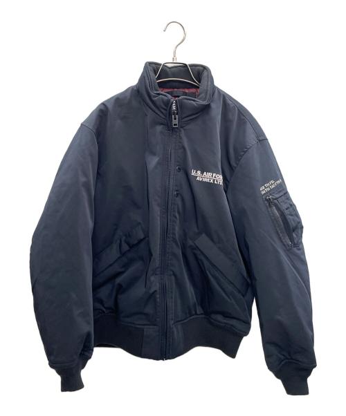 AVIREX（アヴィレックス）AVIREX (アヴィレックス) ステンシルジャケット ネイビー サイズ:Lの古着・服飾アイテム