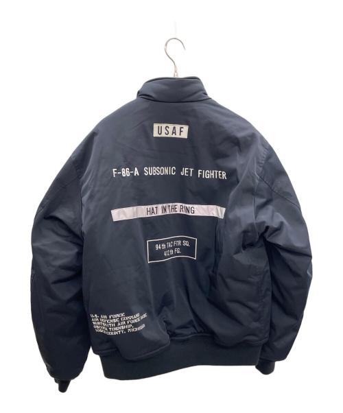 AVIREX（アヴィレックス）AVIREX (アヴィレックス) ステンシルジャケット ネイビー サイズ:Lの古着・服飾アイテム