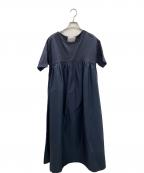 BEARDSLEYビアズリー）の古着「半袖ワンピース」｜ネイビー