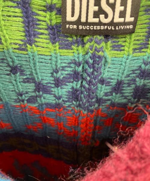 DIESEL（ディーゼル）DIESEL (ディーゼル) 厚手ニット マルチカラー サイズ:XSの古着・服飾アイテム