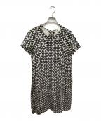 'S Max Maraエスマックスマーラ）の古着「半袖ワンピース」｜ネイビー×ホワイト