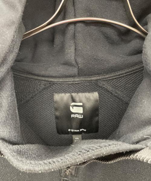G-STAR RAW（ジースターロゥ）G-STAR RAW (ジースターロゥ) プルオーバーパーカー ブラック サイズ:XXLの古着・服飾アイテム