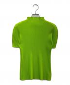 PLEATS PLEASEプリーツプリーズ）の古着「半袖カットソー」｜グリーン