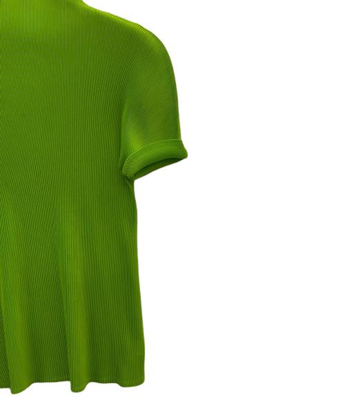 PLEATS PLEASE（プリーツプリーズ）PLEATS PLEASE (プリーツプリーズ) 半袖カットソー グリーン サイズ:3の古着・服飾アイテム
