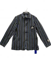 LUKER BY NEIGHBOR HOOD（ルーカーバイネイバーフッド）の古着「シャツジャケット」｜ネイビー