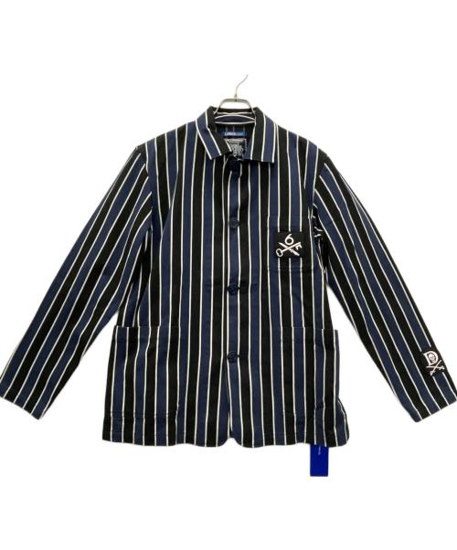 LUKER BY NEIGHBOR HOOD（ルーカーバイネイバーフッド）LUKER BY NEIGHBOR HOOD (ルーカーバイネイバーフッド) シャツジャケット ネイビー サイズ:Ｍの古着・服飾アイテム