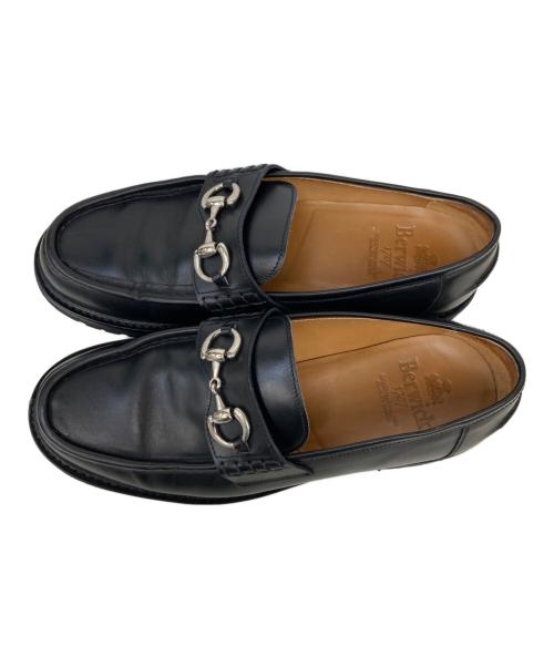 berwick（バーウィック）berwick (バーウィック) ビットコインローファー ブラック サイズ:26.5cmの古着・服飾アイテム