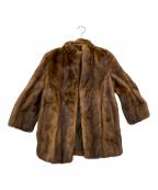 MOON BATムーンバット）の古着「ハーフミンクコート」｜ブラウン