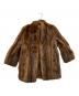 MOON BAT（ムーンバット）の古着「ハーフミンクコート」｜ブラウン