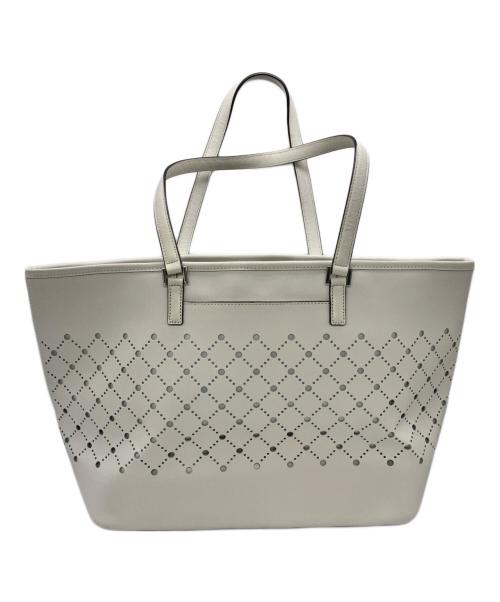 MICHAEL KORS（マイケルコース）MICHAEL KORS (マイケル・コース) トートバッグ ホワイトの古着・服飾アイテム