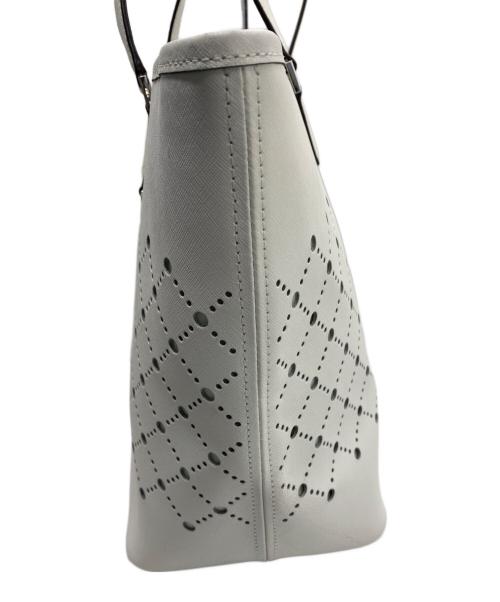 MICHAEL KORS（マイケルコース）MICHAEL KORS (マイケル・コース) トートバッグ ホワイトの古着・服飾アイテム